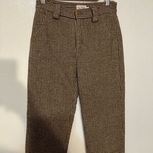Cry Baby M houndstooth wool blend lined pedal pushers retro styling 1950’s